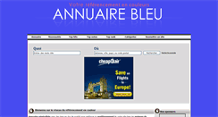Desktop Screenshot of annuaire-bleu.info