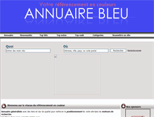Tablet Screenshot of annuaire-bleu.info